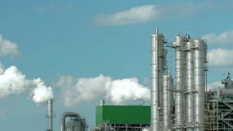 Refinery [Medium closeup] Stock Footage 131649817