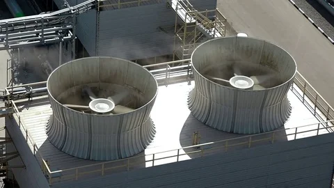 Refinery, Oil refinery 스톡 동영상 75403918