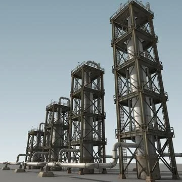 Refinery Part 04 3D Model