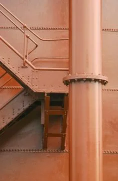 Refinery pipeline 스톡 사진