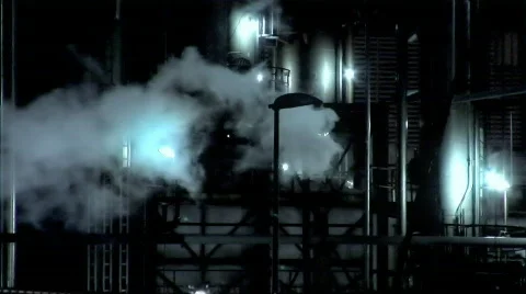 Refinery Pipes (1080) Stock Footage 296599