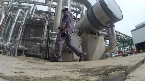 Refinery plant Stock Footage 44185445