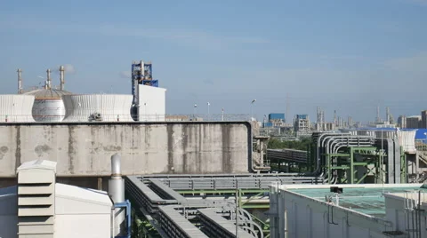 Refinery plant Video stock 58758660