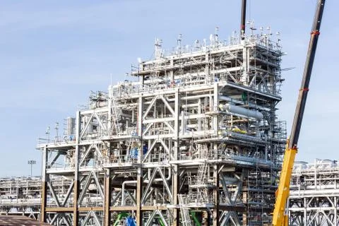Refinery plant Stock Photos