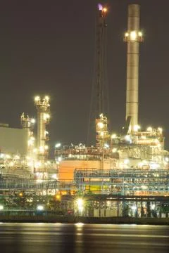 Refinery plant Stock Photos