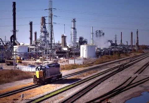 Refinery Plant Foto stock