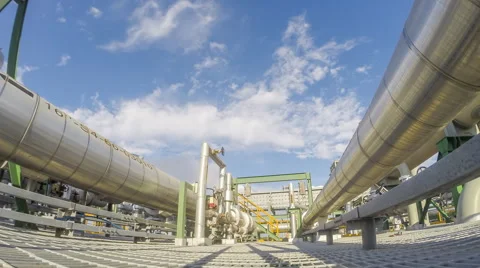 Refinery plant , Time lapse Video stock 42653857