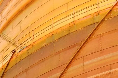 Refinery storage Stock Photos