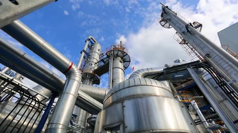 Refinery Lapse The Time Stock Video Footage | Royalty Free Refinery ...