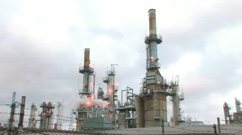 Refinery - Wide Stock Footage 565163