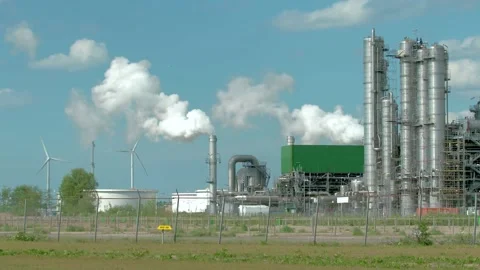 Refinery [wide] Stock Footage 131649821