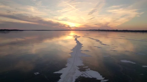 Reflecing Ice Stock Footage 230489733