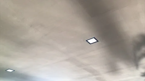 Reflect shadow of water on ceiling Stock Footage 157549703