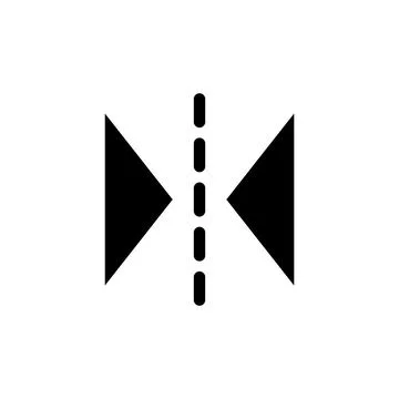 Reflect tool icon vector Stock Illustration