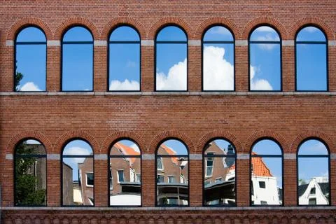 Reflected Buildings Stock Photos