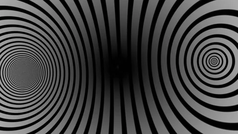 Reflected Circles Around Diagonal Stripe Reflection Mask Stock Footage 153942471