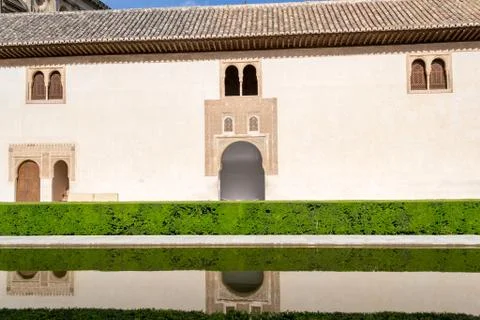 Reflected entrance Stock Photos