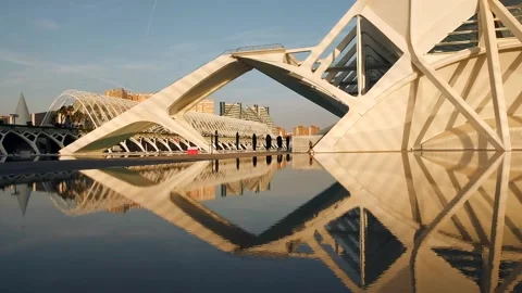 Reflected lines Stock Footage 138082708