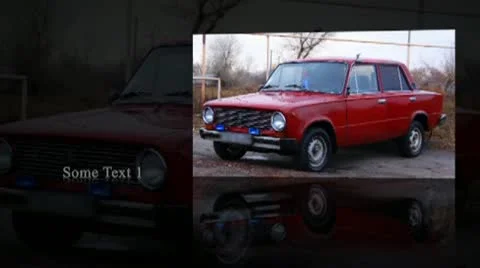 Reflected Slideshow Stock After Effects