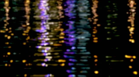 Reflected in the water of the evening. Stock Footage 51567346