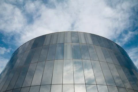 Reflecting building Stock Photos