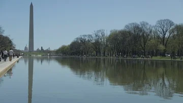 Reflecting Pool, National Mall Stock Footage 85816155