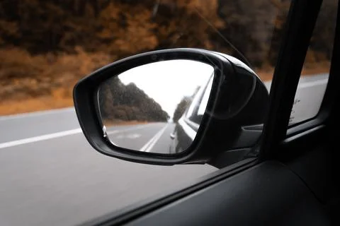 Reflecting on the Road Ahead Stock Photos