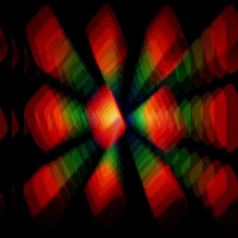 Reflecting shapes motion background Stock Footage 69707785