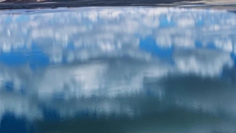 Reflecting surface of the lake Видео 119705394