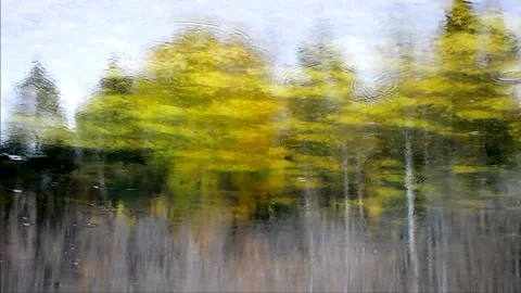 Reflection and rain 스톡 동영상 142299117