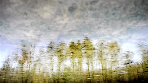 Reflection and rain Stock Footage 142299714