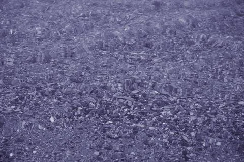 Reflection and refraction on the surface of the water. Abstract background. Stock Photos