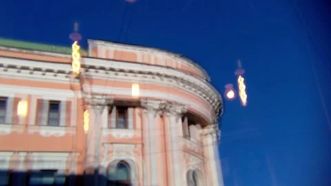 Reflection architecture  bulb distortion 스톡 동영상 90432482