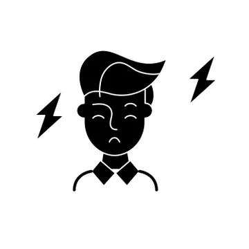 Reflection black icon, vector sign on isolated background. Reflection concept Illustrazione stock