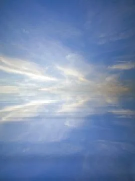 Reflection of blue sky Stock Photos