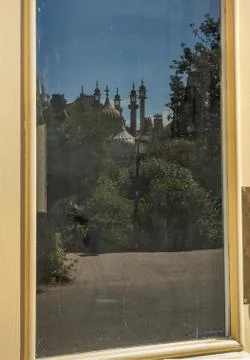 Reflection of Brighton Pavilion Stock Photos