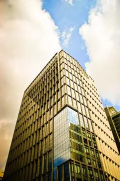 Reflection on the building Stock Photos