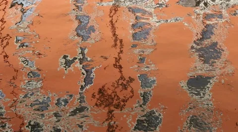 Reflection of buildings in water Stock Footage 54401682