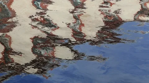 Reflection of buildings in water Stock Footage 54410429