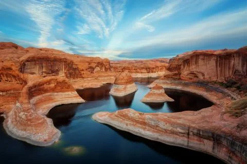 Reflection Canyon Utah Stock Photos
