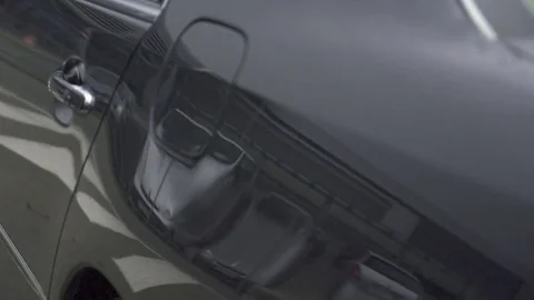 Reflection in the car Stock Footage 71766782