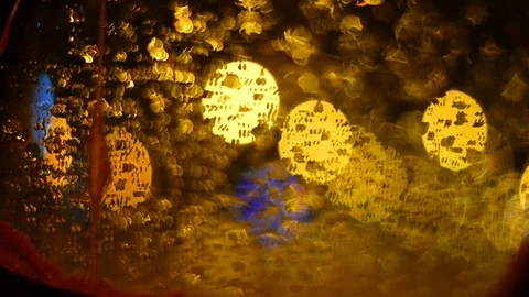 Reflection in car wing mirror. Stock Footage 73619916