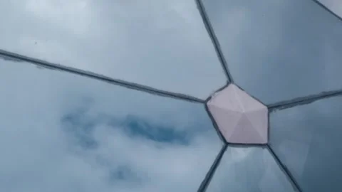 Reflection of clouds in the mirror Stock-Footage 291768597