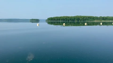 Reflection of clouds in the water during Stock Footage 242431605