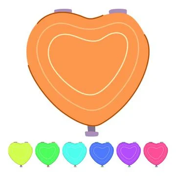 Reflection compact mirror vector cartoon graphic Ilustración de archivo