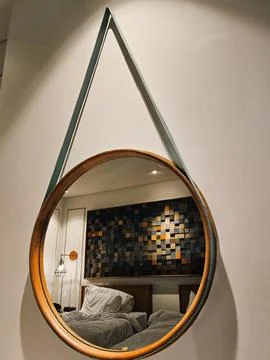 The reflection of a decorative mirror Stock Photos