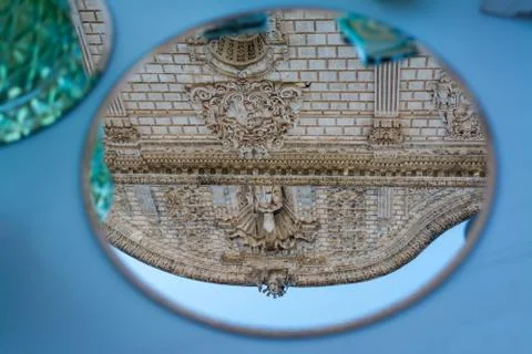 Reflection of the dome in a mirror Stock Photos