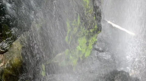 Reflection of drizzle in the sunlight Video stock 38493390