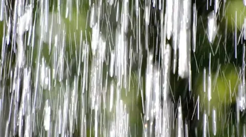 Reflection of drizzle in the sunlight Stock Footage 44409059