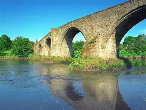 Reflection to the early middle ages Foto stock